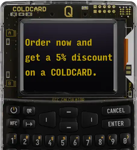 Coldcard promo