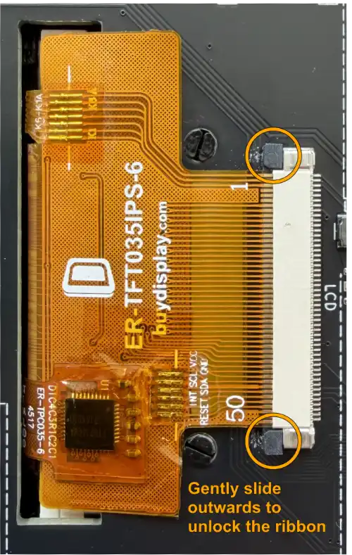 Image of LCD cable
