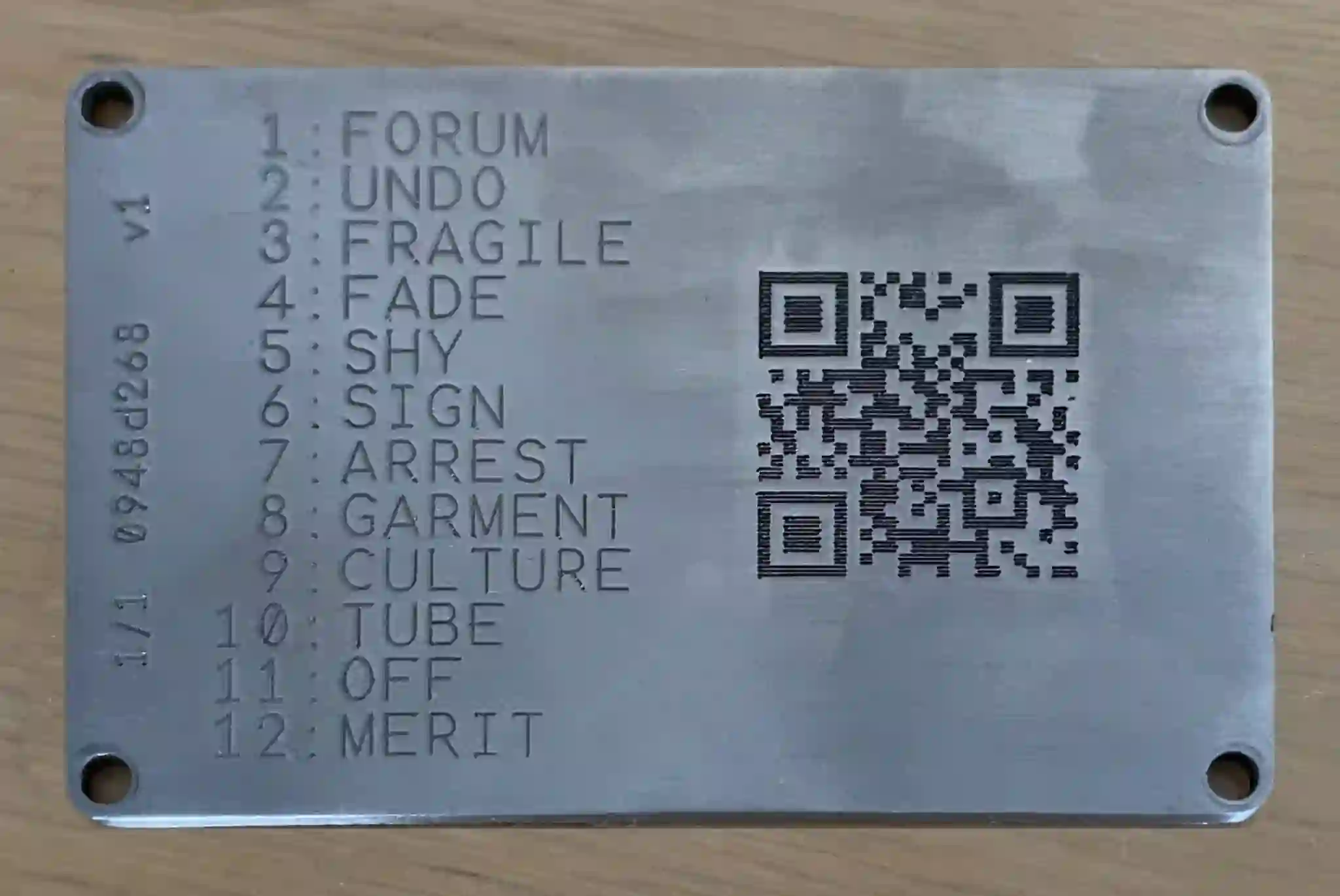 QR code painted with a marker for higher readability